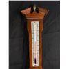 Image 3 : 2 Vintage Wood Weather Stations. Largest Is Made In West Germany. Approx.28" H & Other Is U.S.A. App