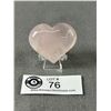 Image 1 : Rose Quart Heart MSRP $120.00