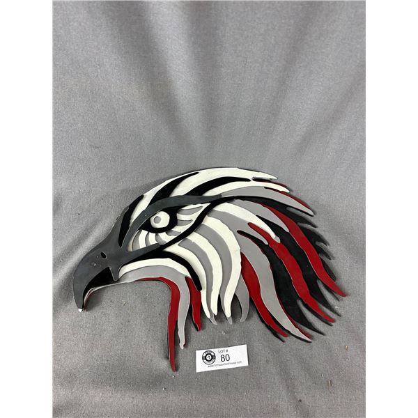 Crafted 6 Layer Heavy Metal Art Of Eagle Head
