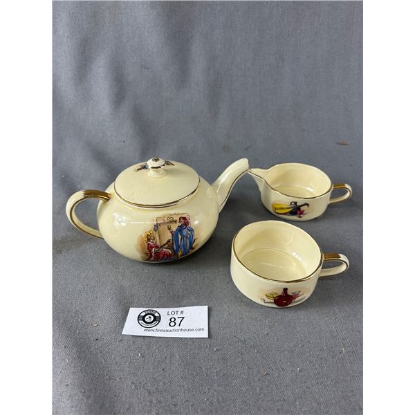 Unique Vintage Royal Winton Stacking Teapot