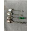 Image 3 : 4 Sterling Silver Collectible Spoons