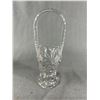 Image 2 : Lovely Tri-Foot 6" Crystal Vase & Basket