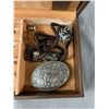 Image 2 : Vintage Lord Buxton Jewel Box with Men's Accessories & Bits