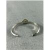 Image 3 : Vintage Sterling uff Bracelet with Turquoise Stone Small Wrist