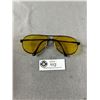 Image 3 : Vintage Aviator Glasses- Yellow Lens