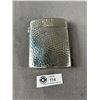 Image 1 : Vintage Hammered Pewter Hip Flask- Made in England