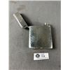 Image 2 : Vintage Hammered Pewter Hip Flask- Made in England