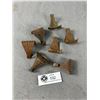 Image 2 : Wooden Cigar Box + 7 Antique Picture Raiz Hooks