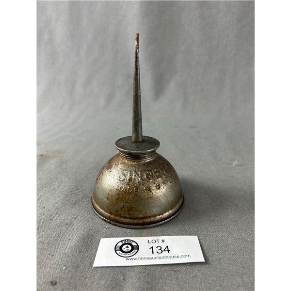 Vintage 1920s Singravge Sewing Machine Oil Can