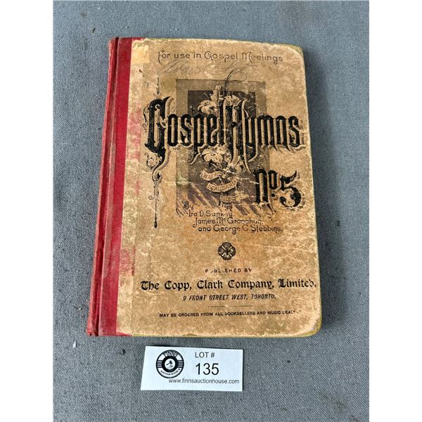 1880-90s Gospel Hymns Books