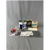 Image 1 : Small Box Lot of Vintage Tins, Boxes + Nabob Coupons