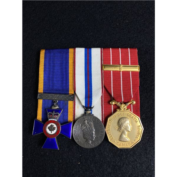 3 Vintage Canadian Merit & Service Medals Of "Cpl.E. Elverum"