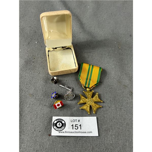 International Four Day Marches Nijmegen Participation Medal & Various Pins