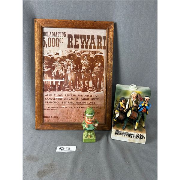 Ltd Ed Vintage McCormic Musical Decanter "America's 200th Anniversary" ,1995 Hoffman Mini Decanter &