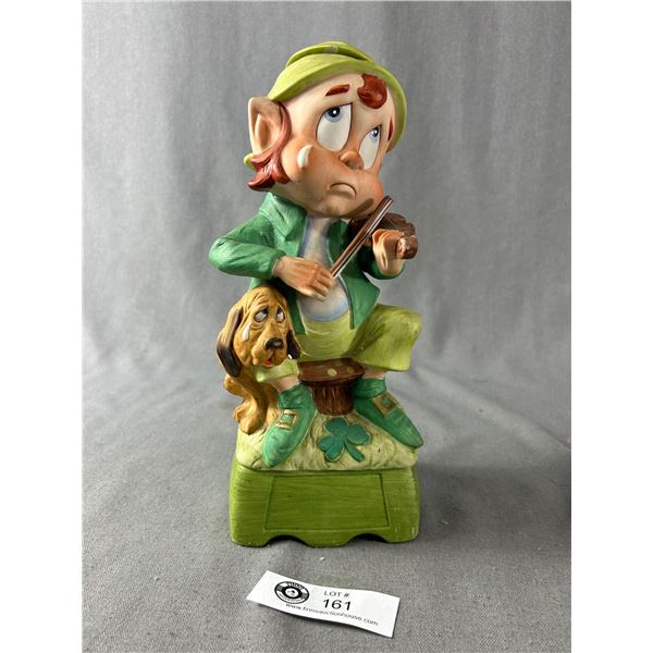 1974 Hoffman's 100 Month Old Musical Whiskey Decanter "Mr. Fiddler"