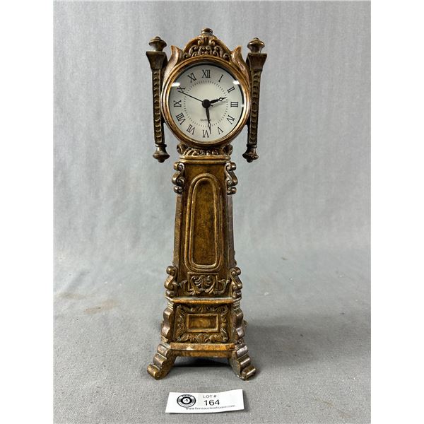 Vintage Resin Quartz Clock. As Is. Approx. 14" H
