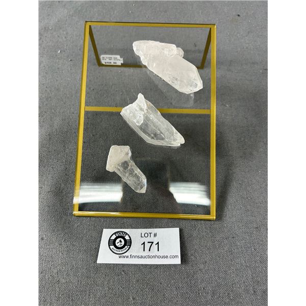 3D Clear Quartz Art Display. MSRP $480.00