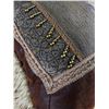 Image 3 : Gorgeous Leather25" x 18" Equestrian Themed Tassled Pillow w/Bead Accents By Pulvermacher Designs, N