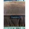 Image 4 : Gorgeous Leather25" x 18" Equestrian Themed Tassled Pillow w/Bead Accents By Pulvermacher Designs, N
