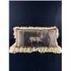 Image 1 : Gorgeous Leather25" x 18" Equestrian Themed Tassled Pillow w/Bead Accents By Pulvermacher Designs, N