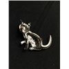 Image 2 : Vintage Rhinestone Cat Brooch