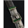 Image 2 : Very Unique Belt Buckle Bracelet w/ Stones