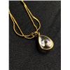 Image 2 : Lovely Vintage Mustard Seed Pendants w/ Chain