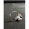 Image 3 : Sterling Silver Ring w/ Large Moonstone