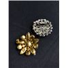 Image 2 : 2 Rhinestone Brooches