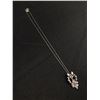 Image 1 : Sterling Silver w/ Genuine Ruby Pendant Necklace