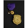 Image 2 : Vintage Lot, Ship in Bottle, Bullet of fob/Pendant with Chain and Fire Cheif Badge and Pin