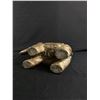 Image 3 : Very Heavy Cast Carved Elephant. Approx. 12" L x 8" H