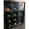 Image 2 : Shadow Box Of Flat Painted Rocks. Approx. 11 1/2" x 14" x 3 1/2"
