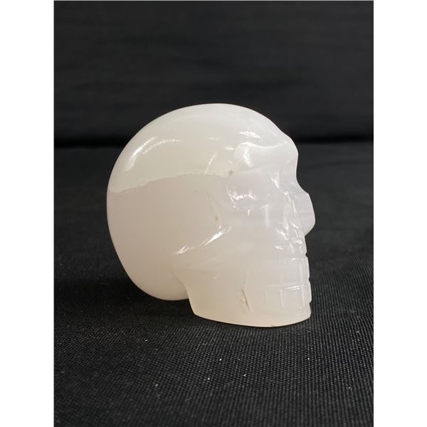 Pink Calcite Skull Carving. MSRP $180.00