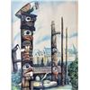 Image 2 : Framed Reproduction From Original Watercolour By J. Butcher, Saltspring Island, BC. Approx. 11" x 14