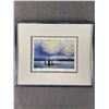 Image 1 : Framed Picture "Georgia Strait" By B.C. Artist James Wiens. Approx. 13" x 11"