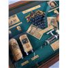 Image 8 : Vintage Wines Of The World Shadow Box, Approx. 12" x 9" x 2" & 2 Collector Plates From The Winter Ra
