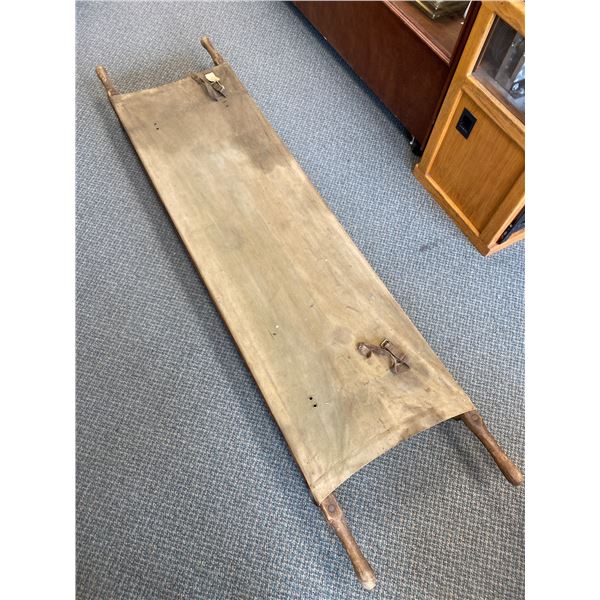 Vintage Canvas Stretcher w/ Wood Supports. NO SHIPPING