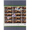 Image 1 : Full Sheet of Commemerative 1776-1976 US Stamps Unused