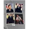 Image 1 : Lot of 4 Pictures. 2x Ronald Reagan, 1 Bryan Adams and 1 George W. Bush