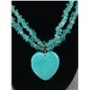 Image 2 : Gemstone Heart Becklace