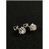 Image 1 : Antique Faux Diamond Earrings