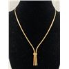 Image 1 : Gold Tassel Necklace Design