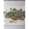 Image 3 : 2 Framed Prints- Signed Lahaina, Maui, Approx. 20" x 16" & 1930 Riley 9 'Brooklands' Approx. 16 1/2"