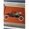 Image 3 : 2 Framed Hand Made Early Cars Made Of Parts. Approx. 15" x 12 1/2" & 15 1/2" x 18"