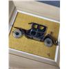 Image 7 : 2 Framed Hand Made Early Cars Made Of Parts. Approx. 15" x 12 1/2" & 15 1/2" x 18"