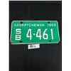 Image 1 : 1969 Saskatchewan License Plates