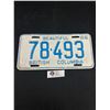 Image 1 : 1966 BC License Plate