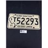 Image 1 : 1971 Manitoba " Buffalo Head" License Plate