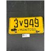 Image 1 : 1960's Manitoba " Buffalo" License Plate